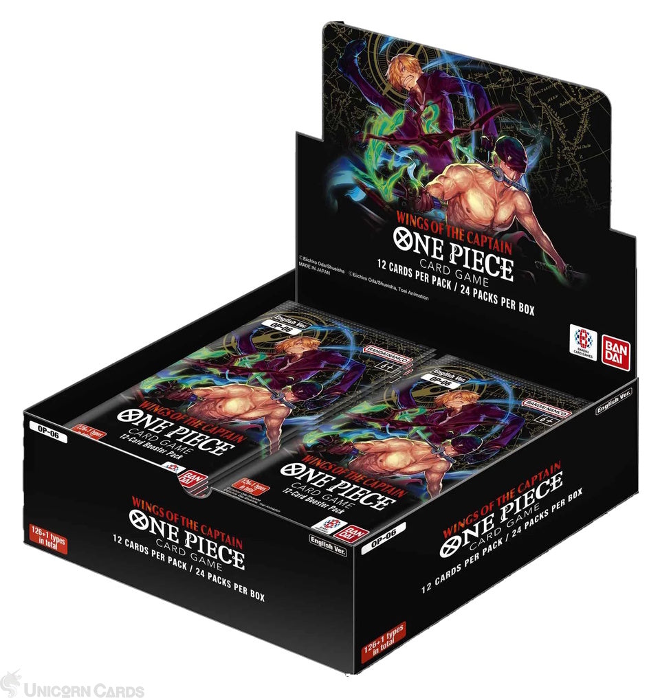 One Piece TCG - Wings of the Captain OP06 - Sealed Booster Box - English