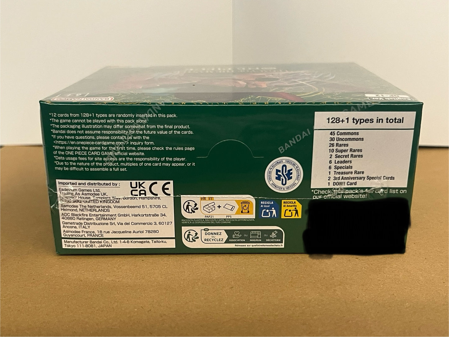 OP12 Legacy of the Master Factory Sealed Booster Box - English