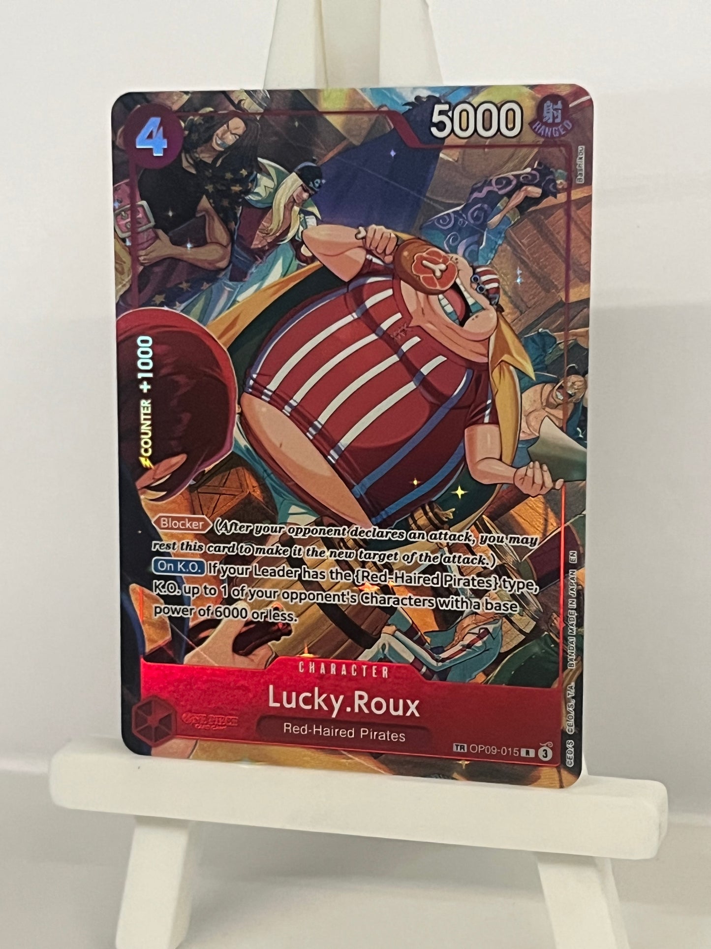 One Piece TCG - OP09-015 TR Rare - A Fist of Divine Speed - English