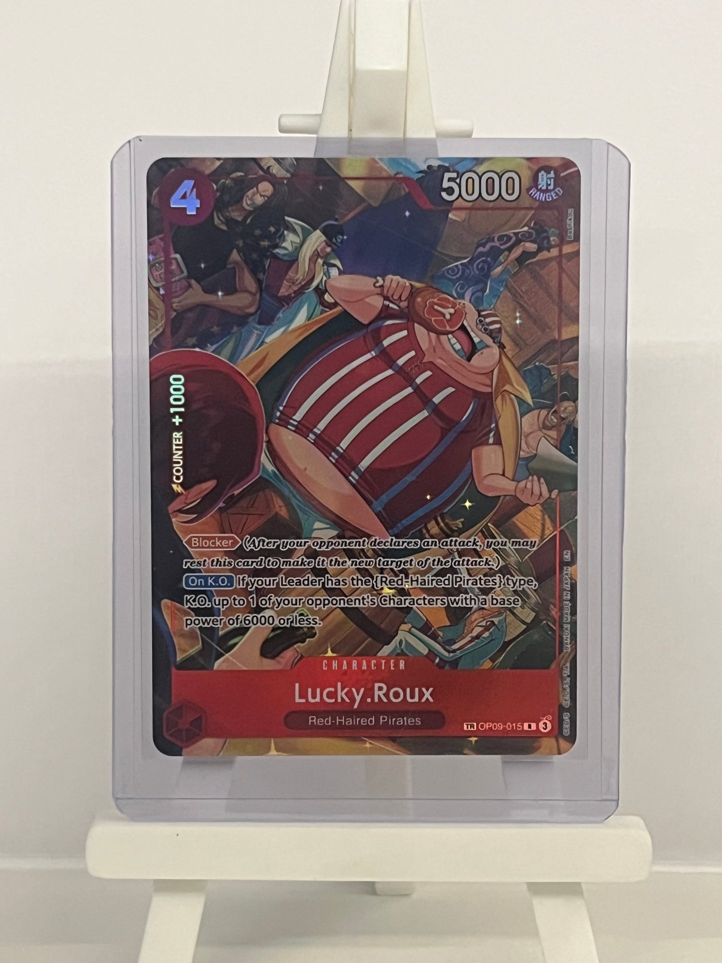 One Piece TCG - OP09-015 TR Rare - A Fist of Divine Speed - English