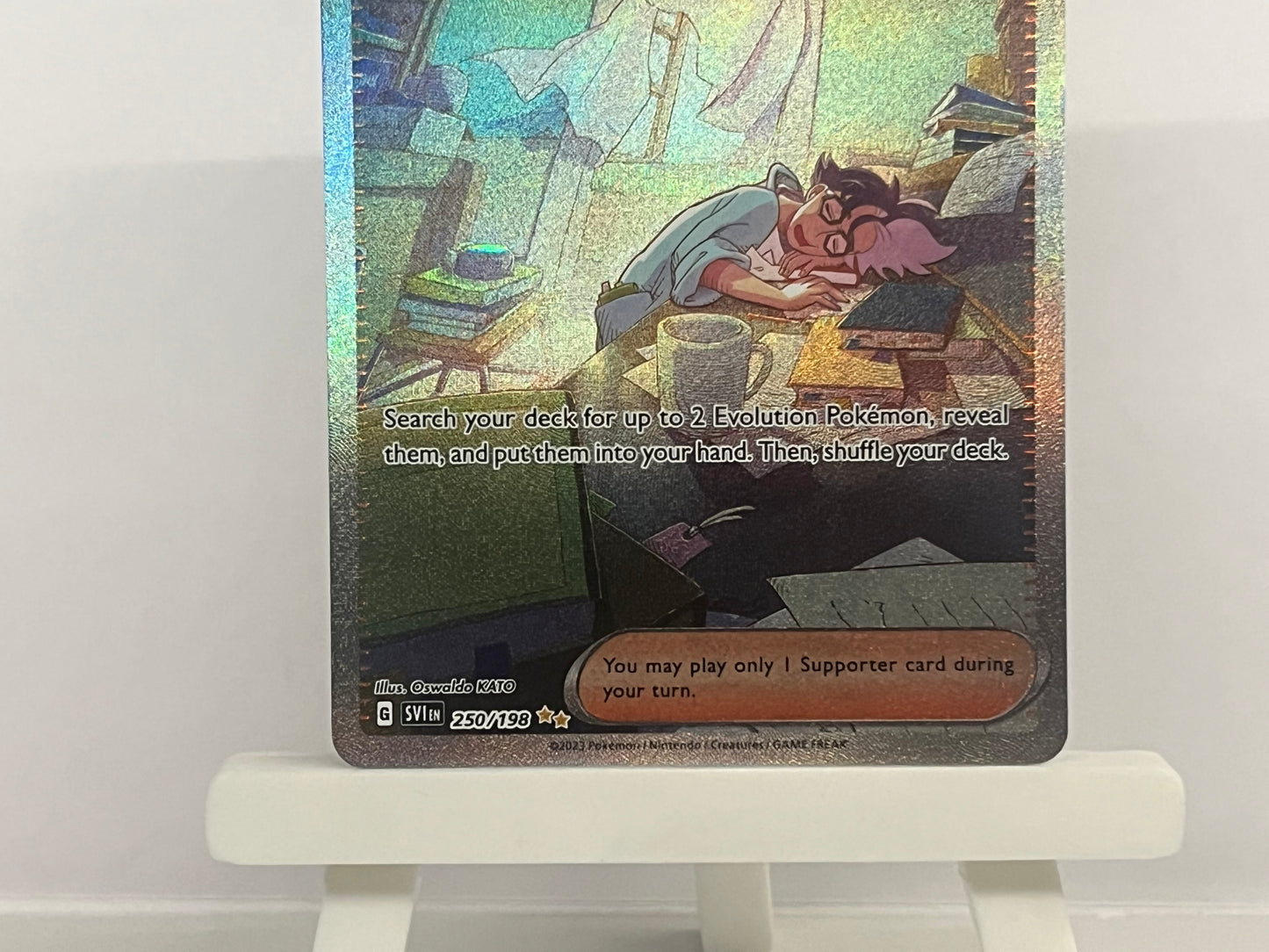 Pokémon TCG - Jacq 250/198 SVI Scarlet & Violet Full Art Illustration - English