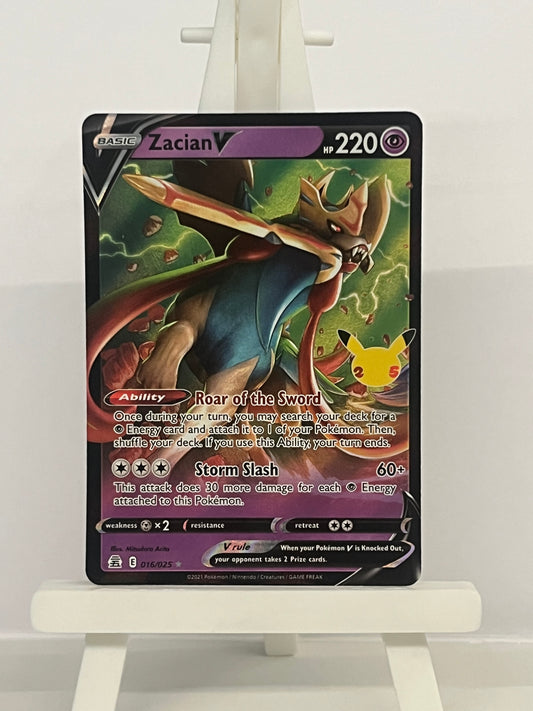 Pokémon TCG - Zacian V 016/025 Celebrations - English