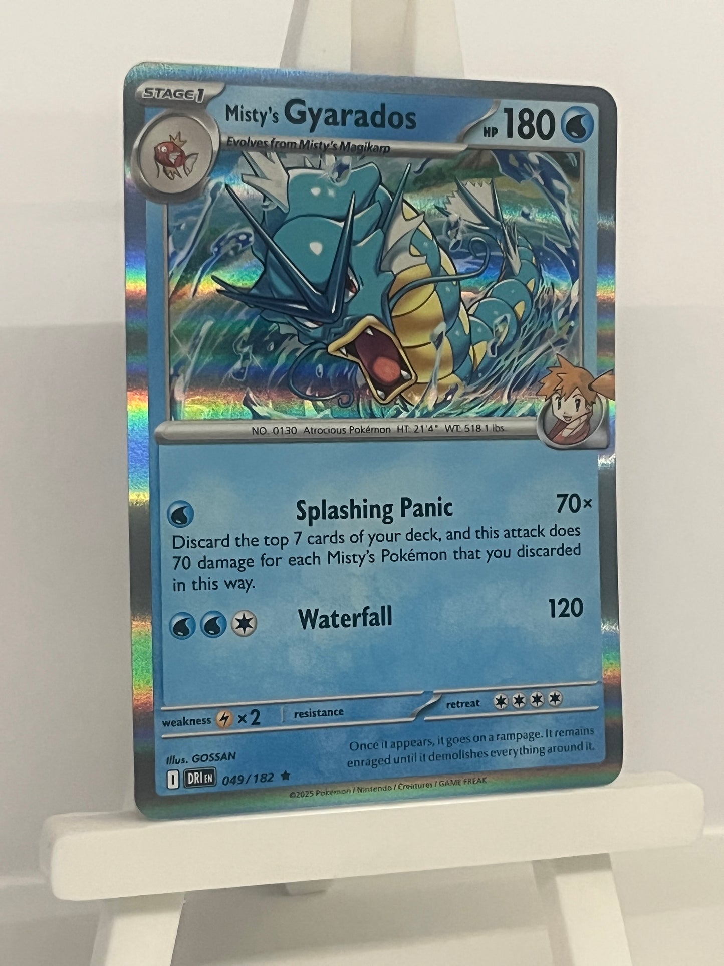 Pokémon TCG - Misty's Gyarados 049/182 DRI Destined Rivals - English