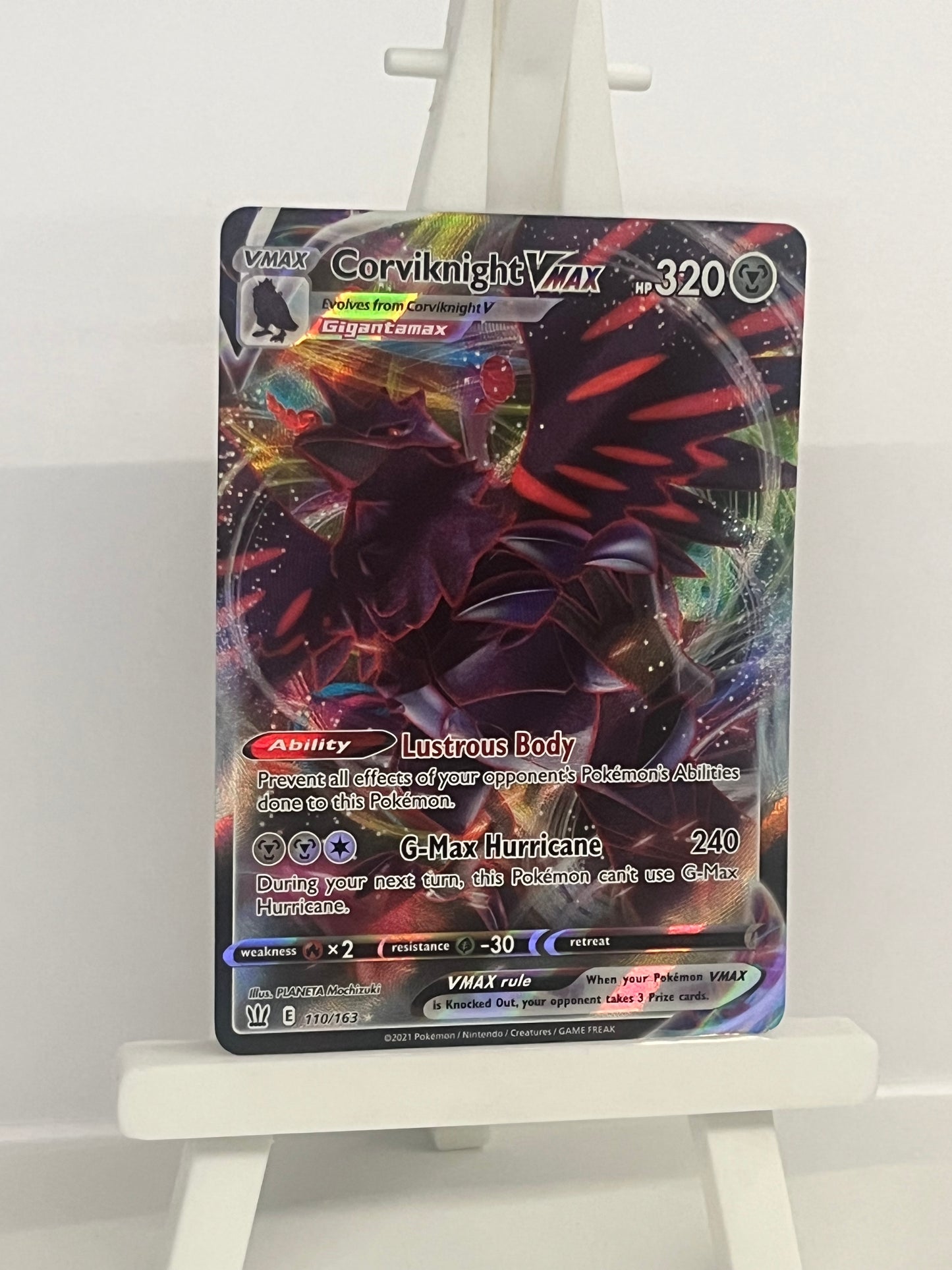 Pokémon TCG - Corviknight VMAX 110/163 BST Battle Styles - English