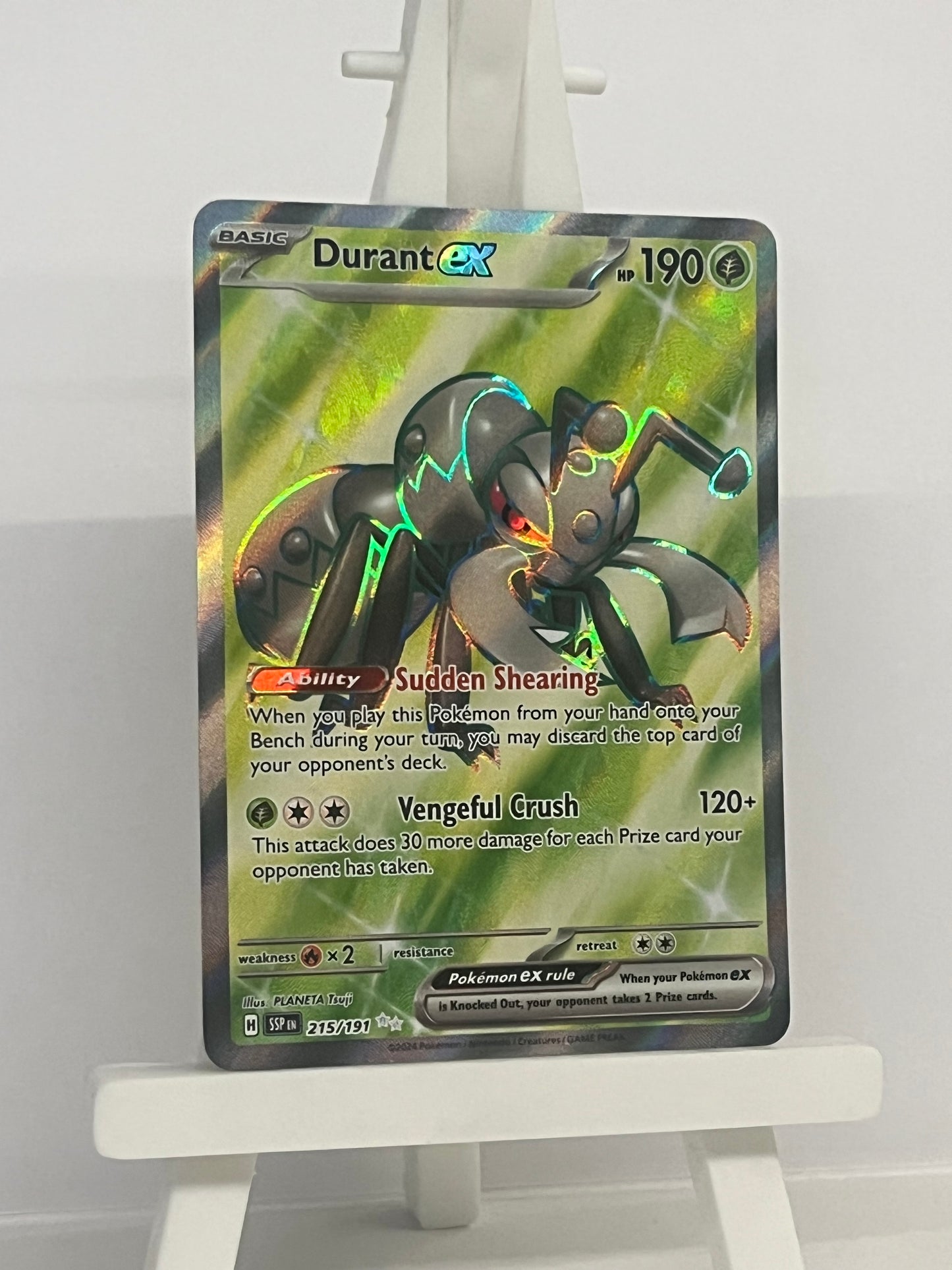 Pokémon TCG - Durant EX 215/191 SSP Surging Sparks - English