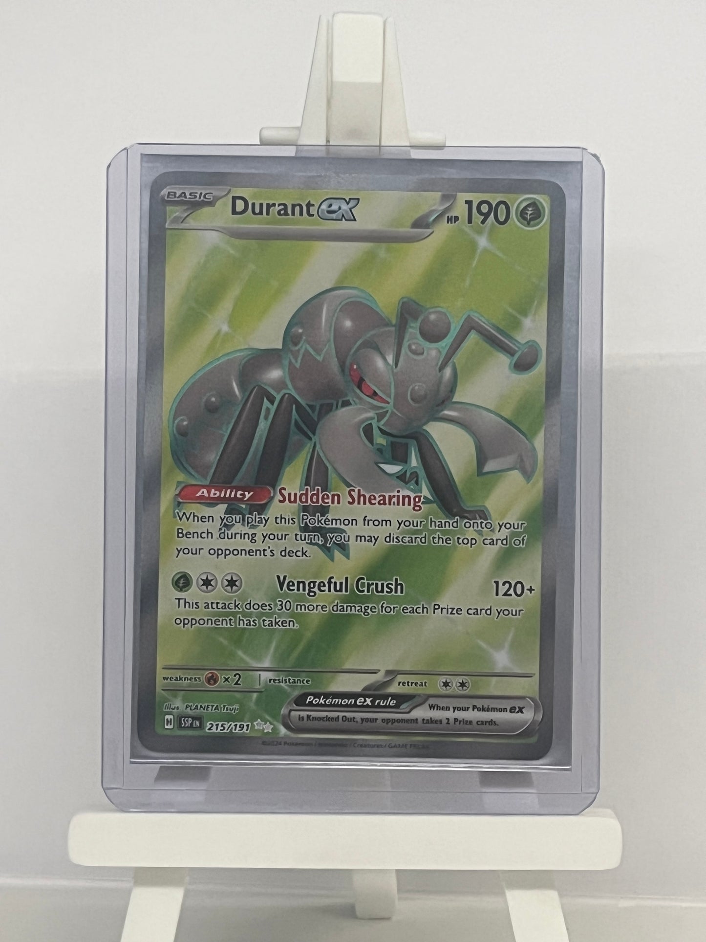 Pokémon TCG - Durant EX 215/191 SSP Surging Sparks - English