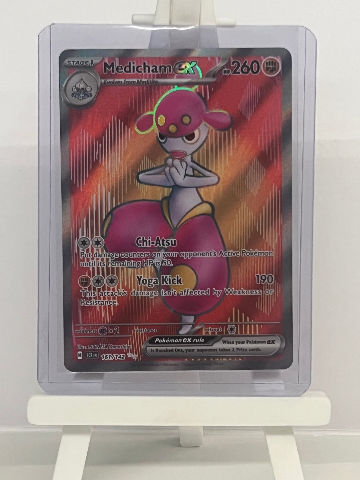 Pokémon TCG - Medicham EX - 161/142 SCR Stellar Crown - English