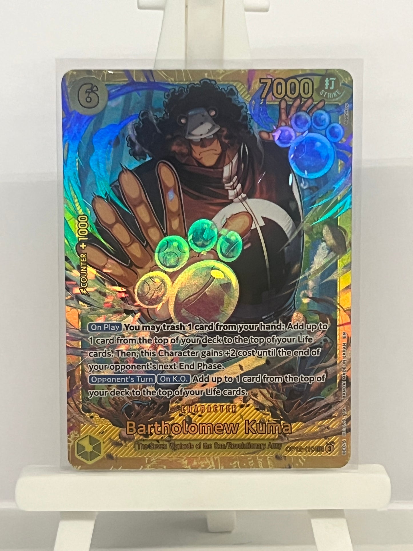 One Piece TCG - Bartholomew Kuma OP12-119 Legacy of the Master - English