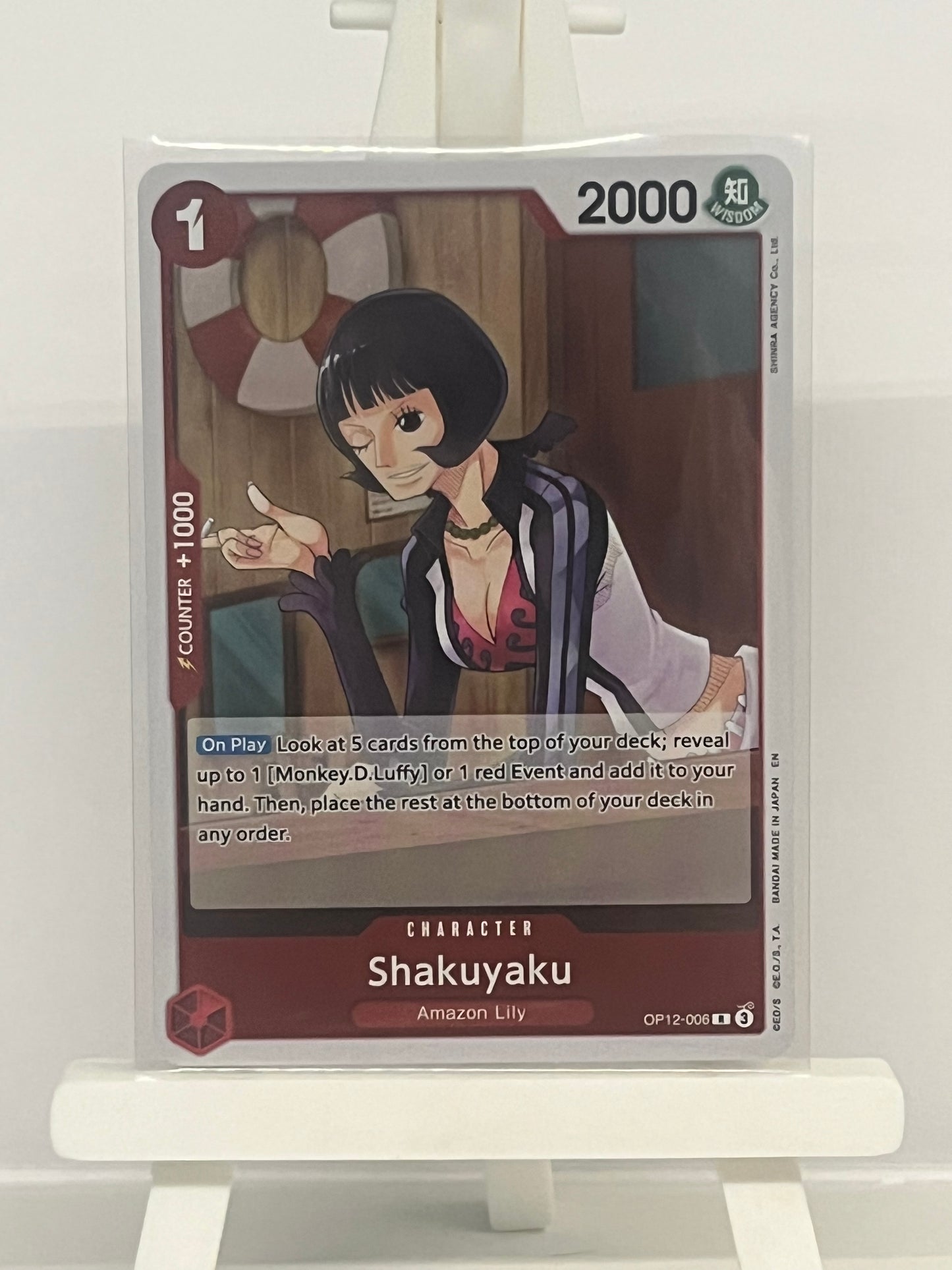 One Piece TCG - Shakuyaku OP12-006 Legacy of the Master - English
