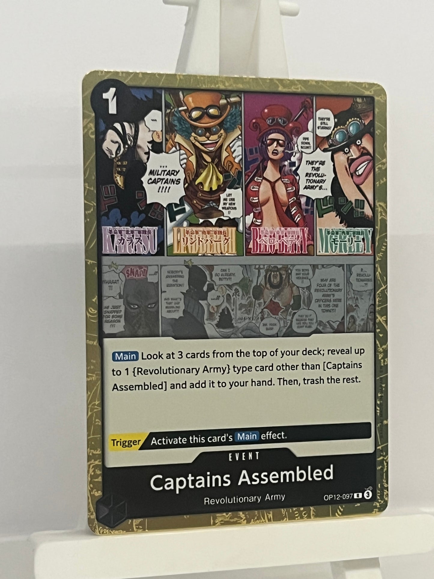 One Piece TCG - Captains Assembled Event - OP12-097 Legacy of the Master - English
