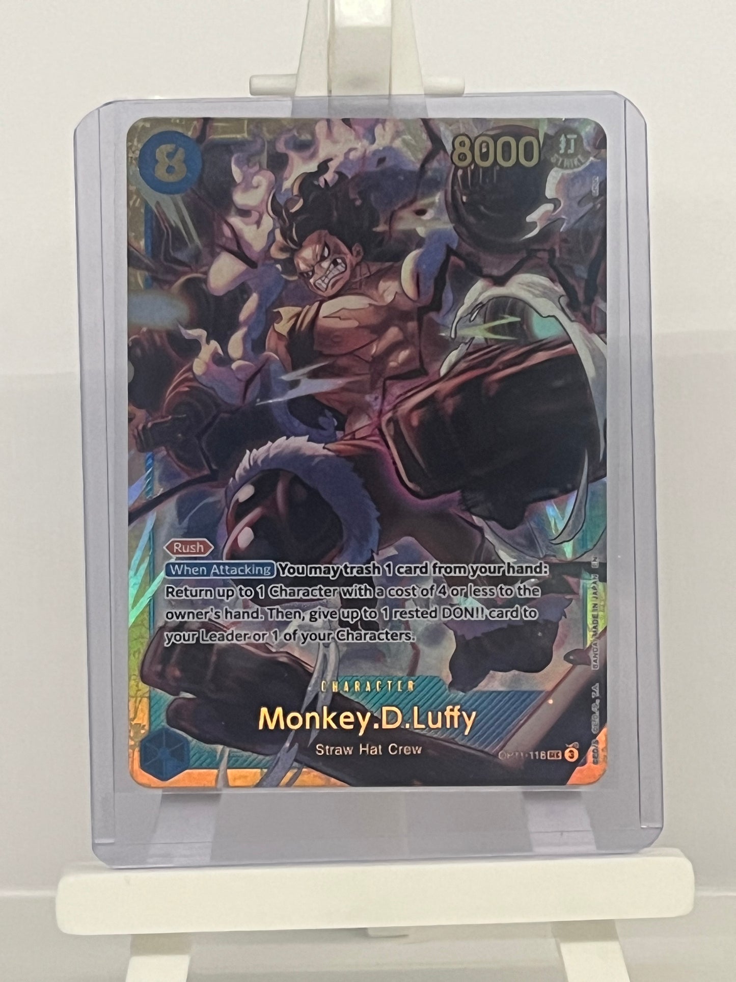 One Piece TCG - Monkey.D.Luffy OP11-118 A Fist of Divine Speed - English