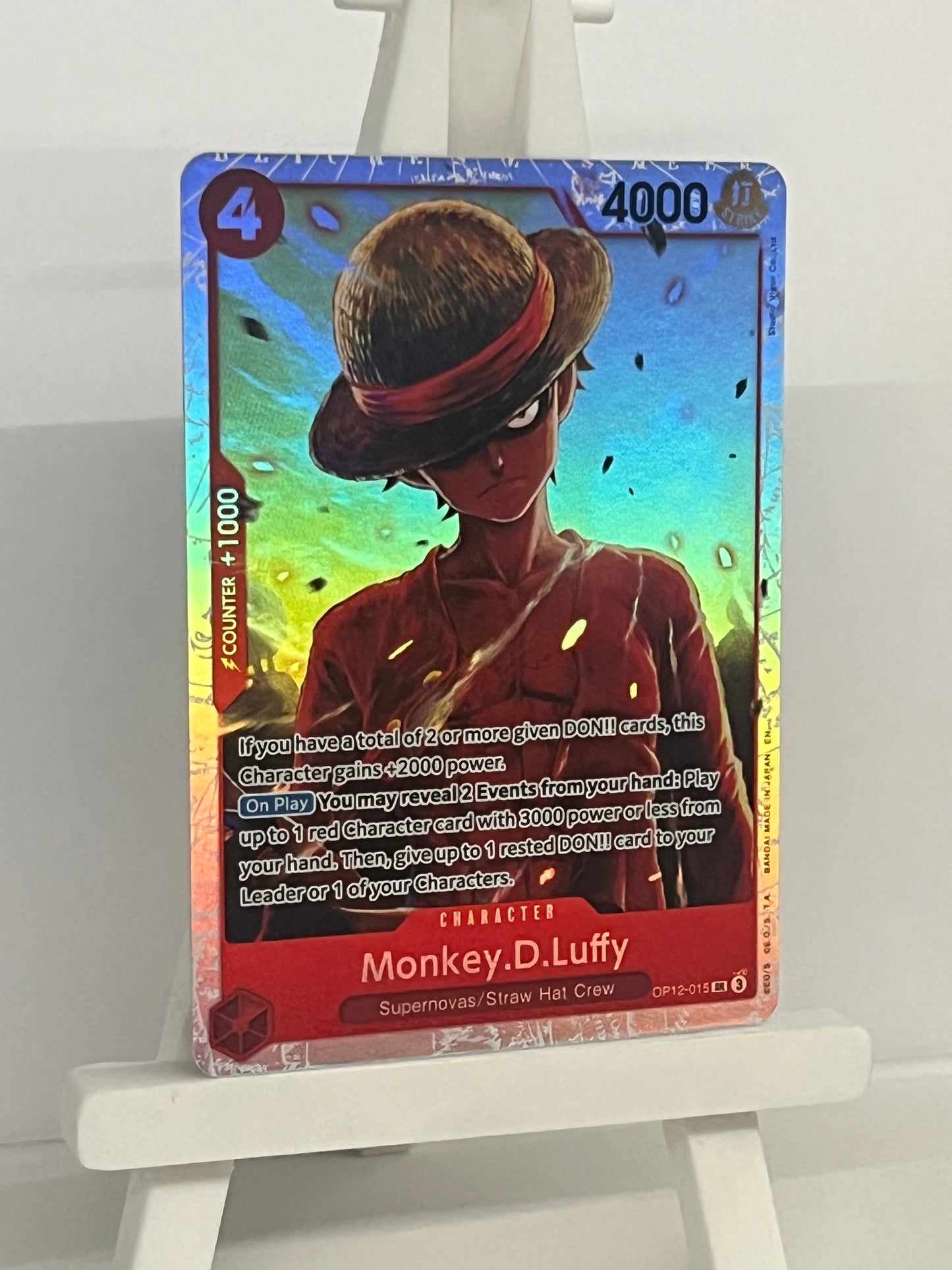 One Piece TCG - Monkey.D.Luffy OP12-015 Legacy of the Master - English