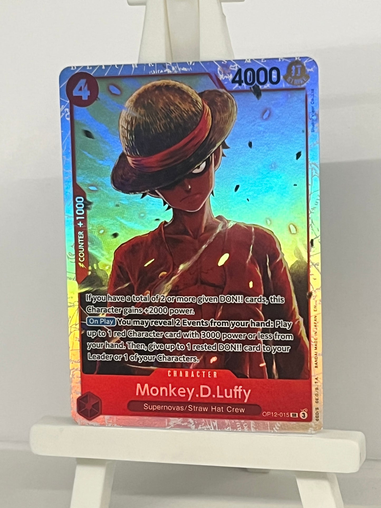 One Piece TCG - Monkey.D.Luffy OP12-015 Legacy of the Master - English