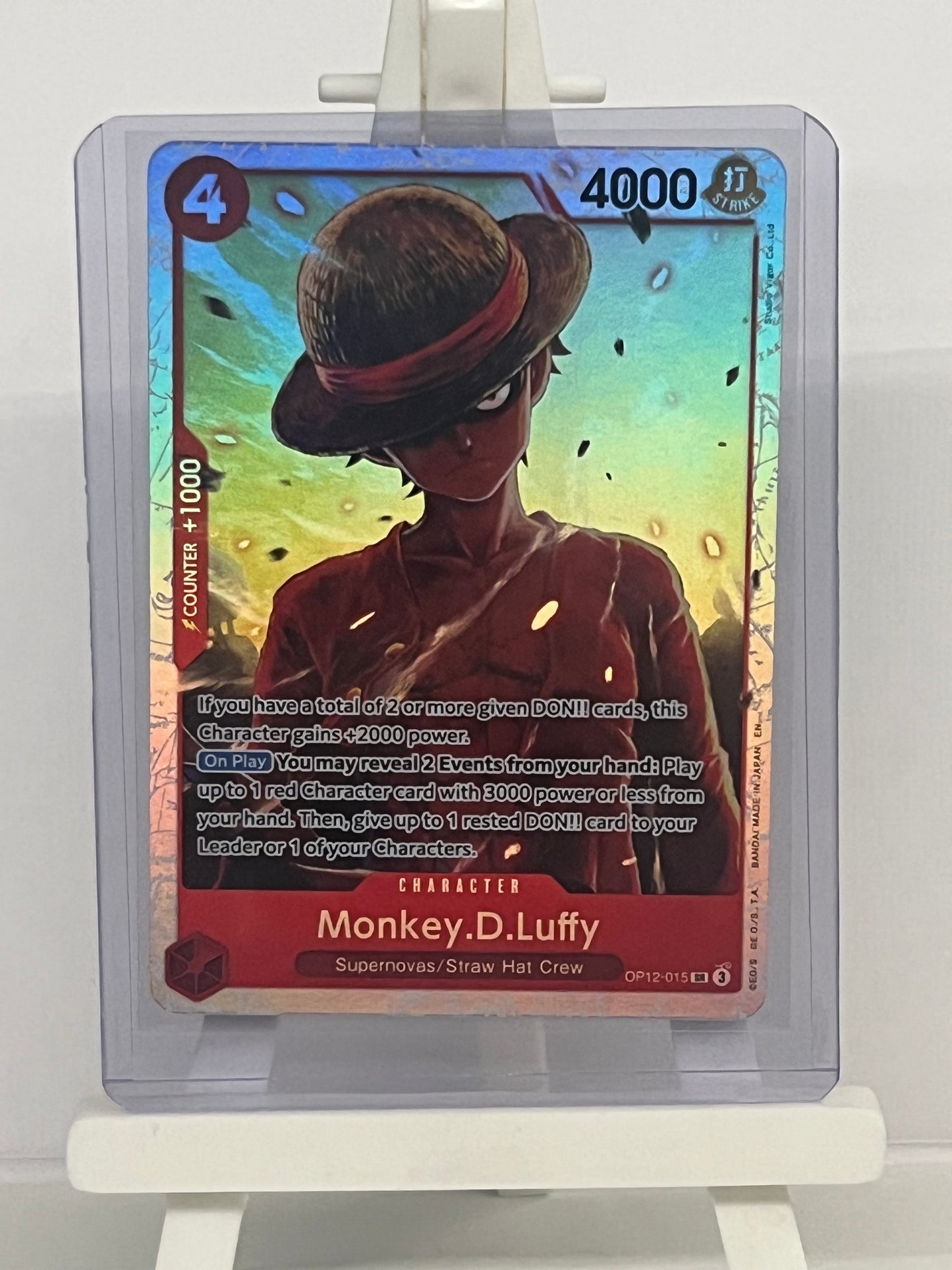 One Piece TCG - Monkey.D.Luffy OP12-015 Legacy of the Master - English