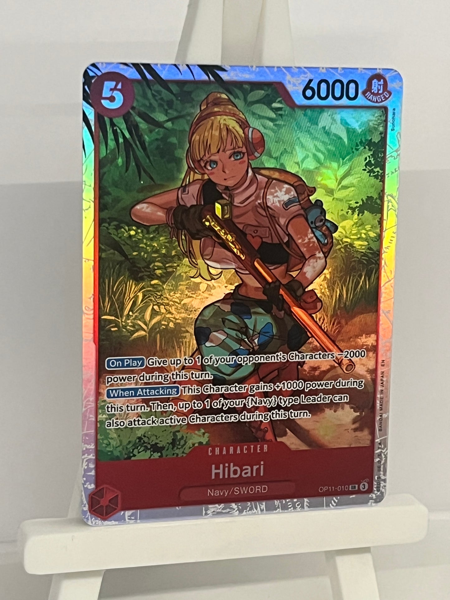 One Piece TCG - Hibari OP11-010 A Fist of Divine Speed - English
