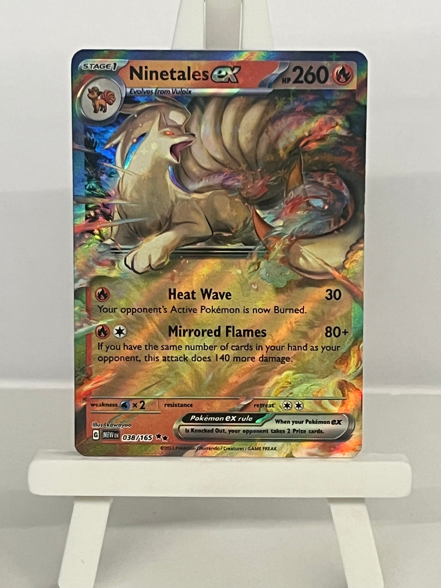 Pokémon TCG - Ninetales EX 038/165 MEW 151 - English