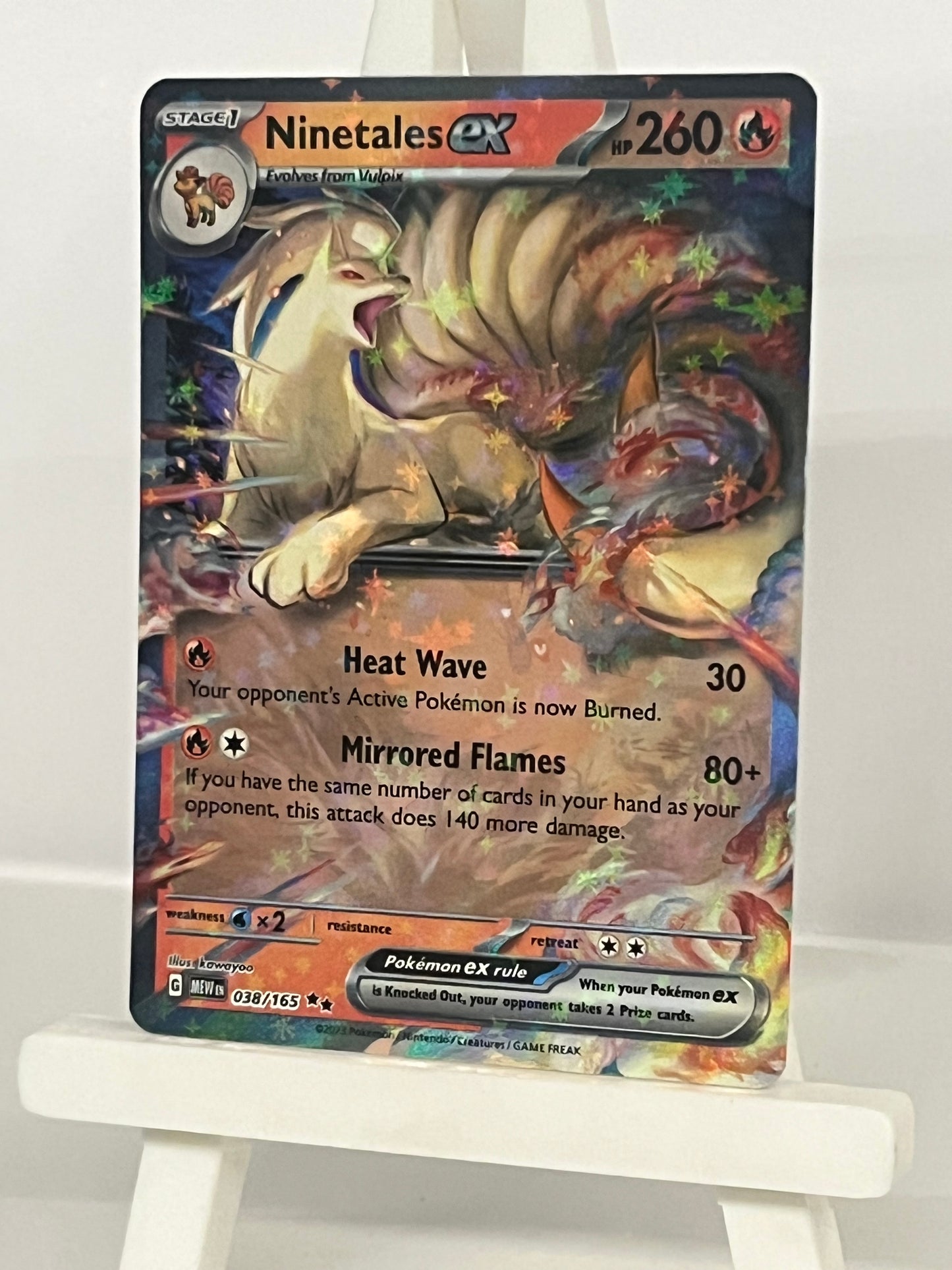 Pokémon TCG - Ninetales EX 038/165 MEW 151 - English