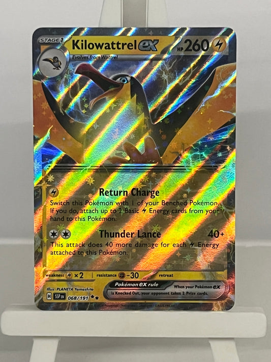 Pokémon TCG - Kilowattrel EX 068/191 SSP Surging Sparks - English
