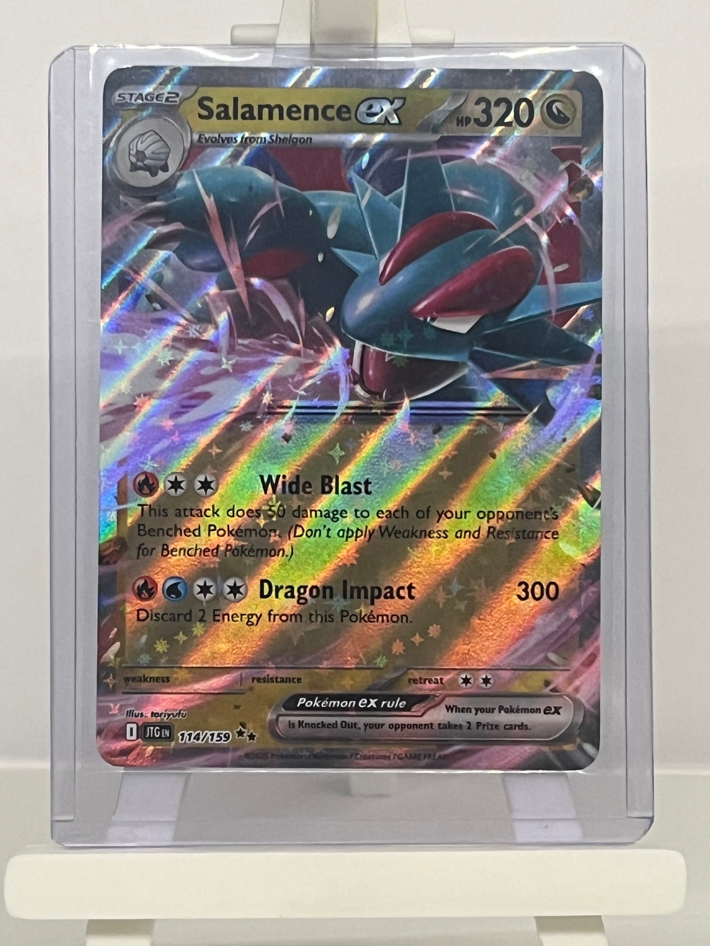 Pokémon TCG - Salamence EX 114/159 JTG Journey Together - English