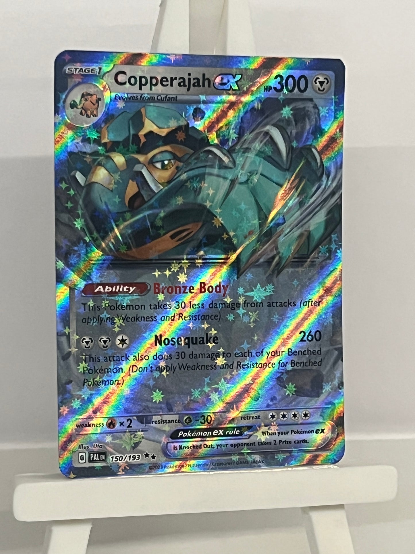 Pokémon TCG - Copperajah EX 150/193 PAL Paldea Evolved - English