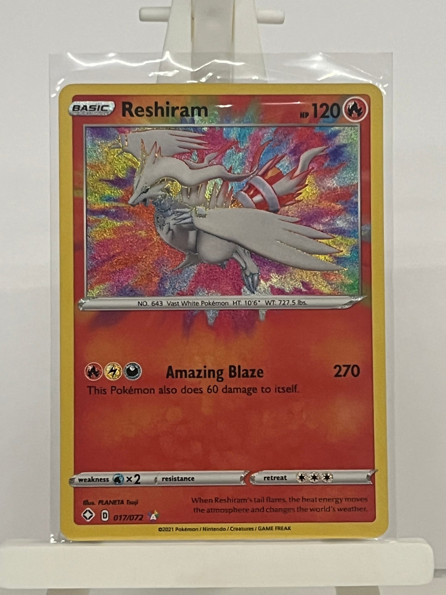 Pokémon TCG - Reshiram 017/072 SHF Shining Fates - English