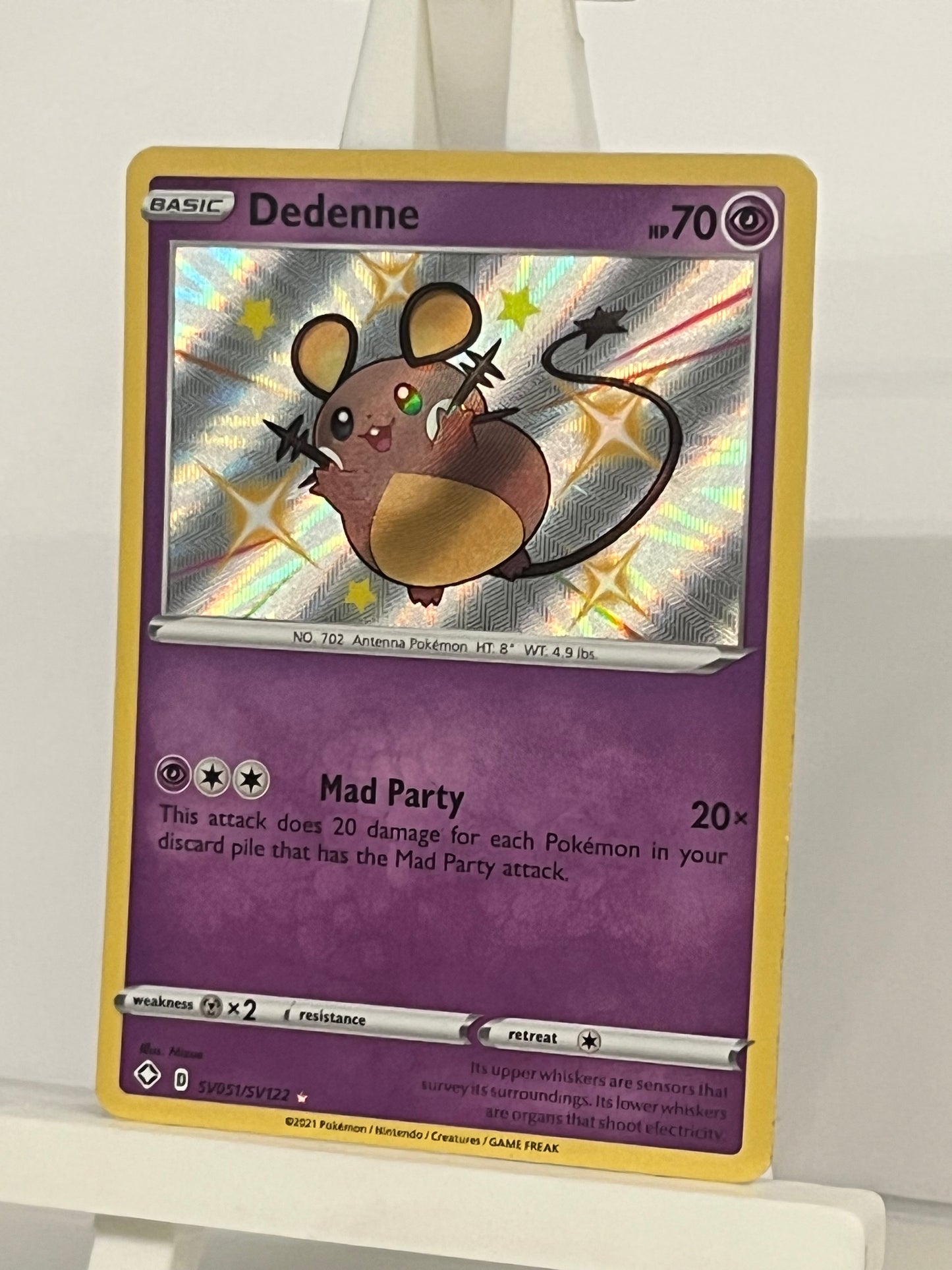 Pokémon TCG - Dedenne SV051/SV122 SHF Shining Fates - English