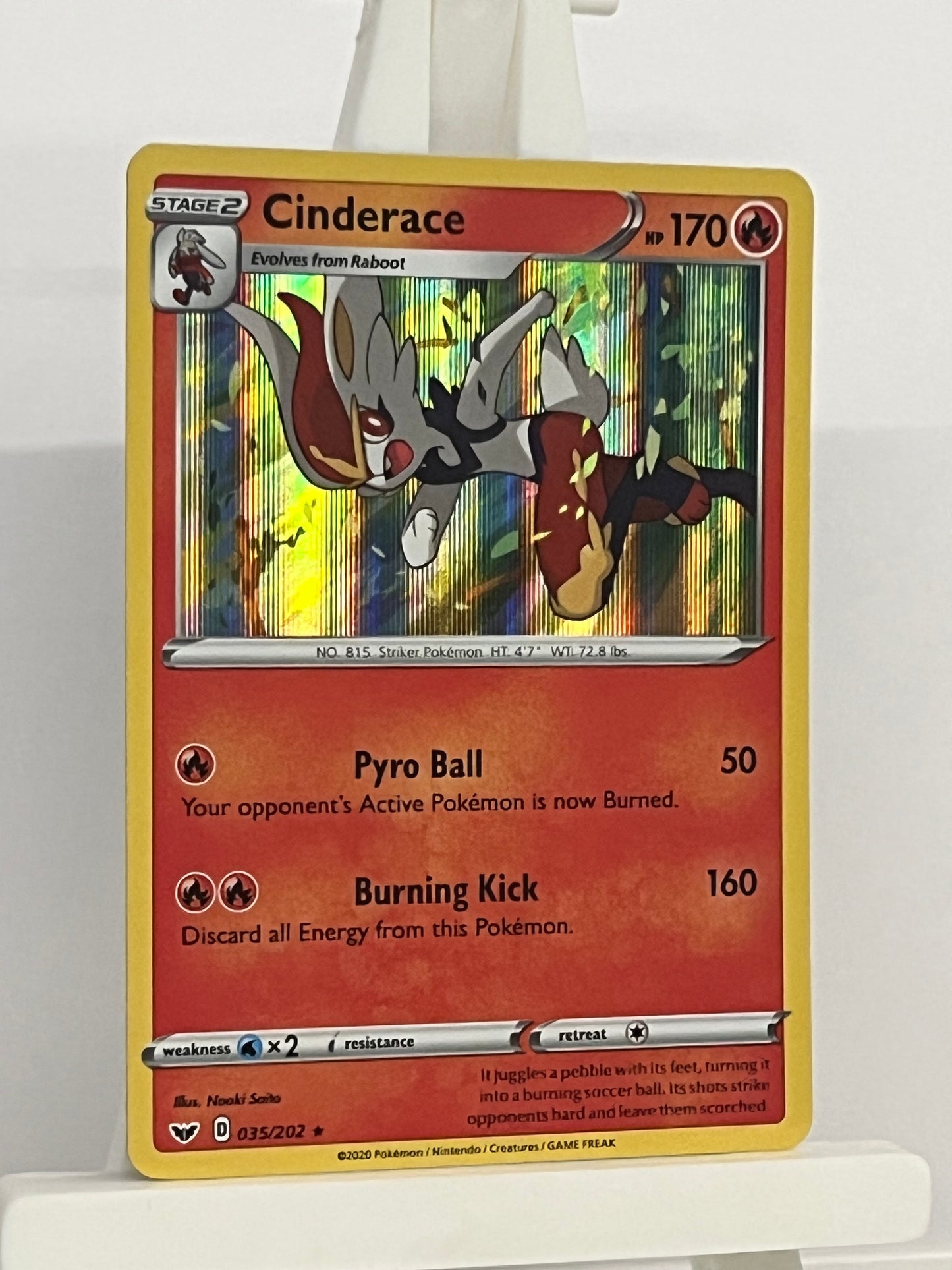 Pokémon TCG - Cinderace 035/202 SWSH Sword & Shield - English