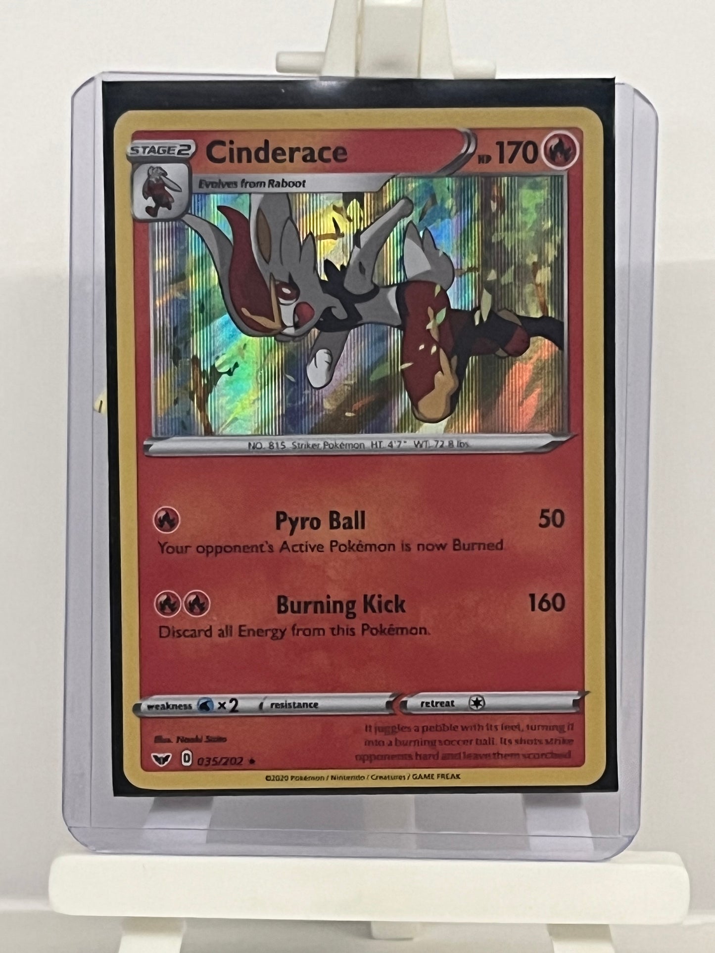 Pokémon TCG - Cinderace 035/202 SWSH Sword & Shield - English