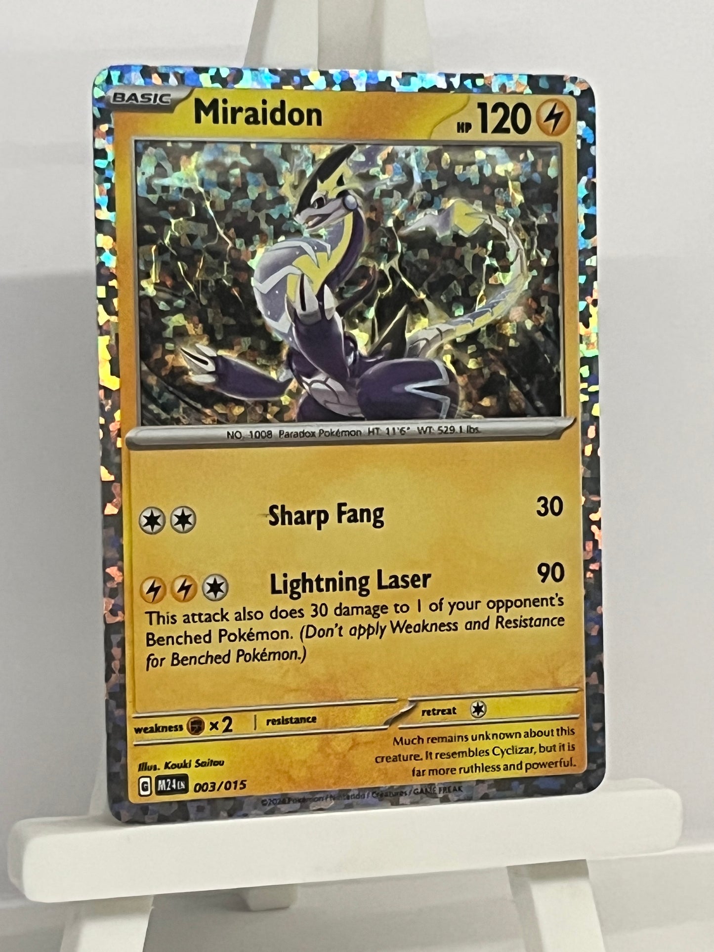 Pokémon TCG - Miraidon 003/015 M24 McDonalds 2024 - English