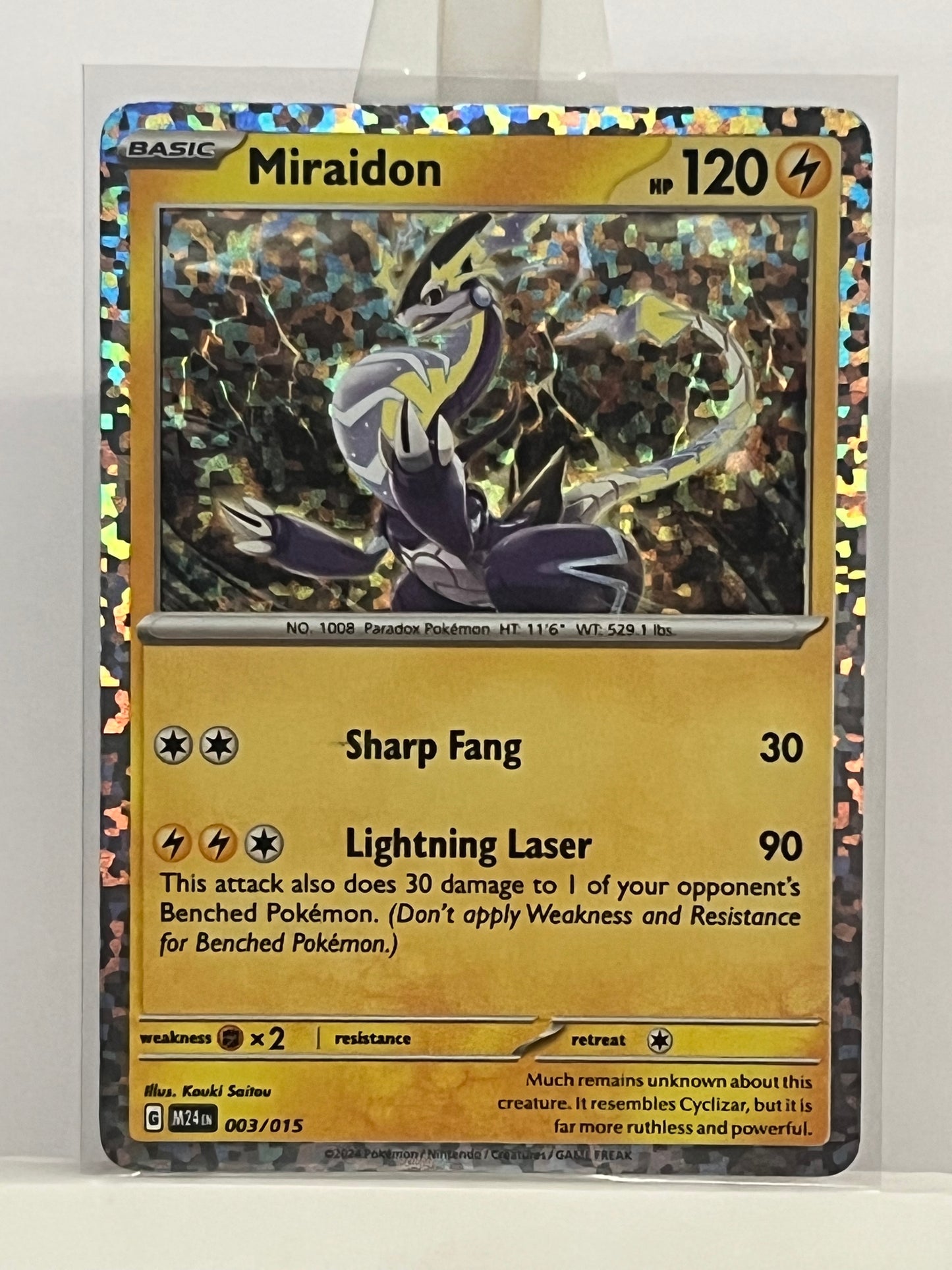 Pokémon TCG - Miraidon 003/015 M24 McDonalds 2024 - English