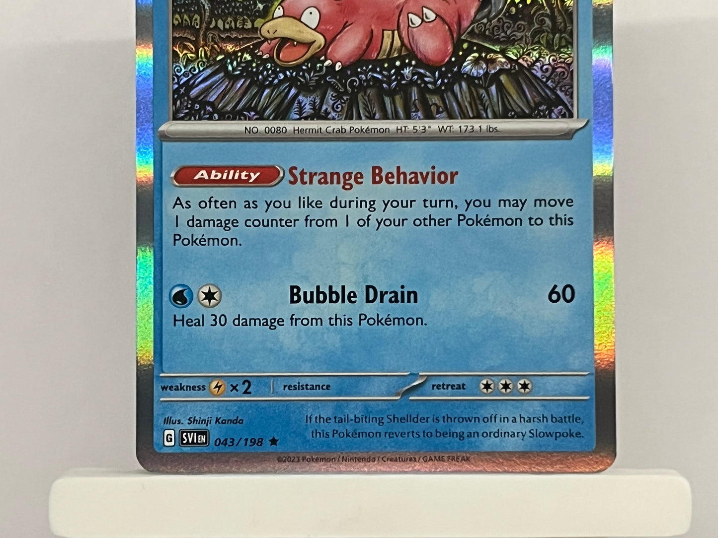 Pokémon TCG - Slowbro 043/198 SVI Scarlet & Violet - English