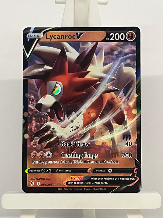 Pokémon TCG - Lycanroc V 091/203 EVS Evolving Skies - English