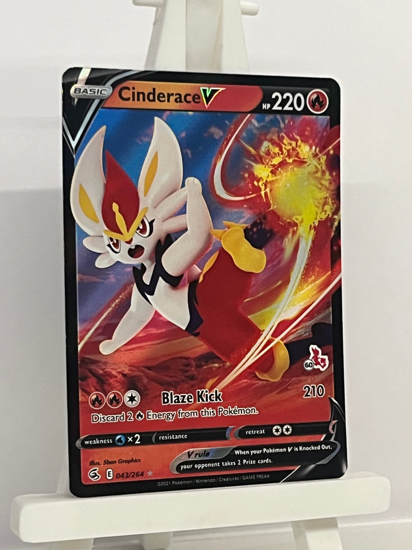 Pokémon TCG - Cinderace V 043/264 FUS Fusion Strike - English