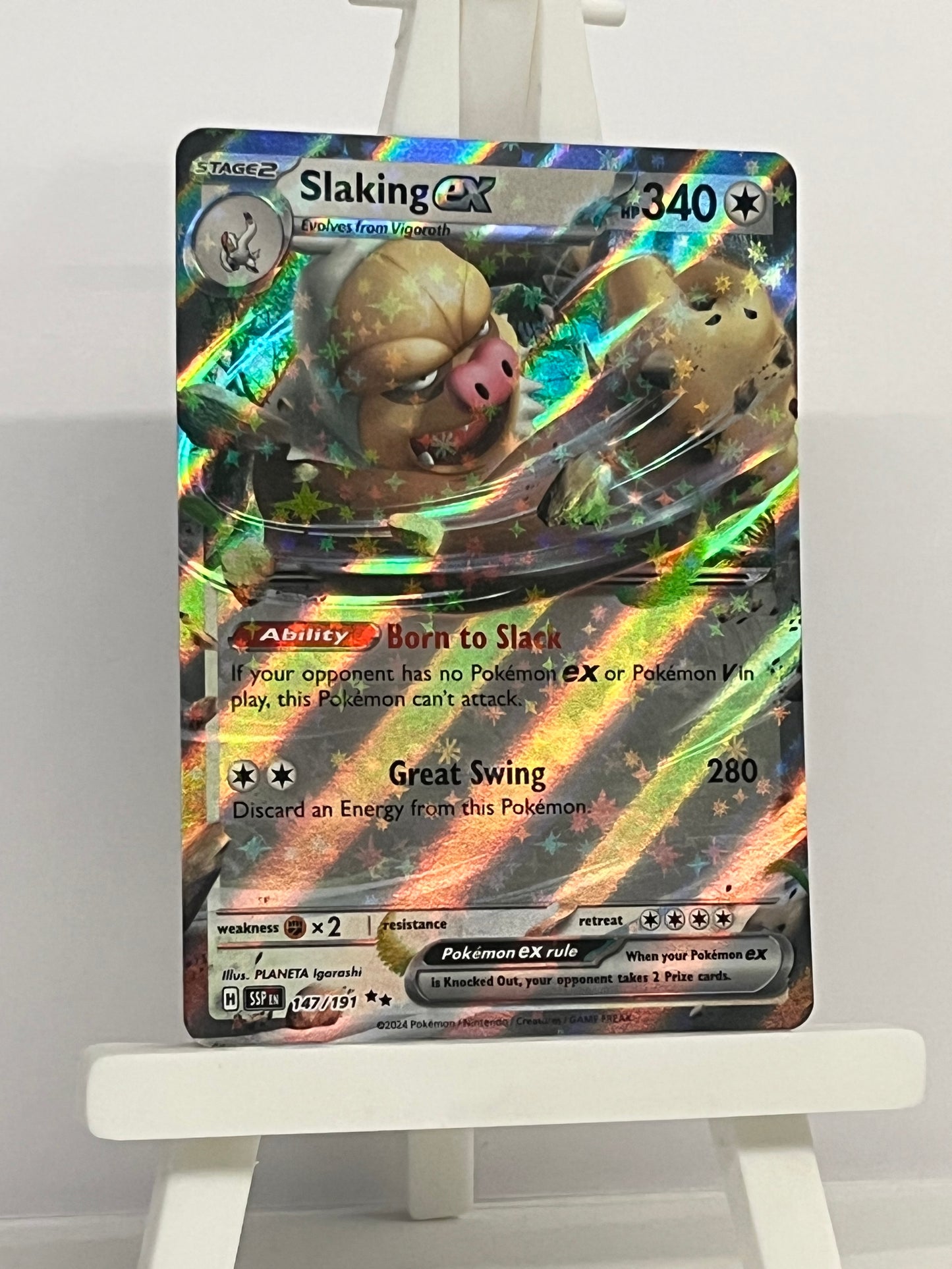 Pokémon TCG - Slaking EX 147/191 SSP Surging Sparks - English