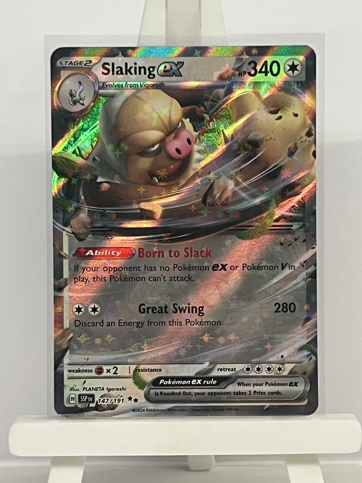 Pokémon TCG - Slaking EX 147/191 SSP Surging Sparks - English