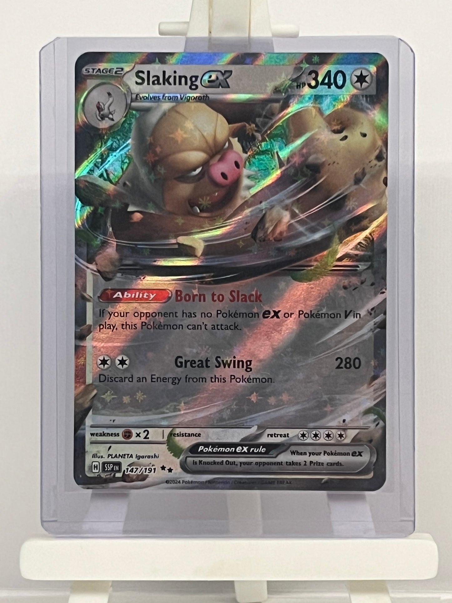 Pokémon TCG - Slaking EX 147/191 SSP Surging Sparks - English