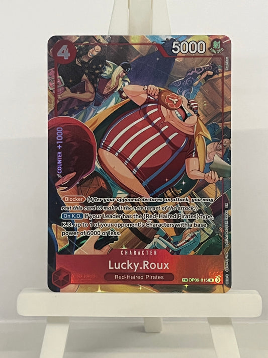 One Piece TCG - OP09-015 TR Rare - A Fist of Divine Speed - English