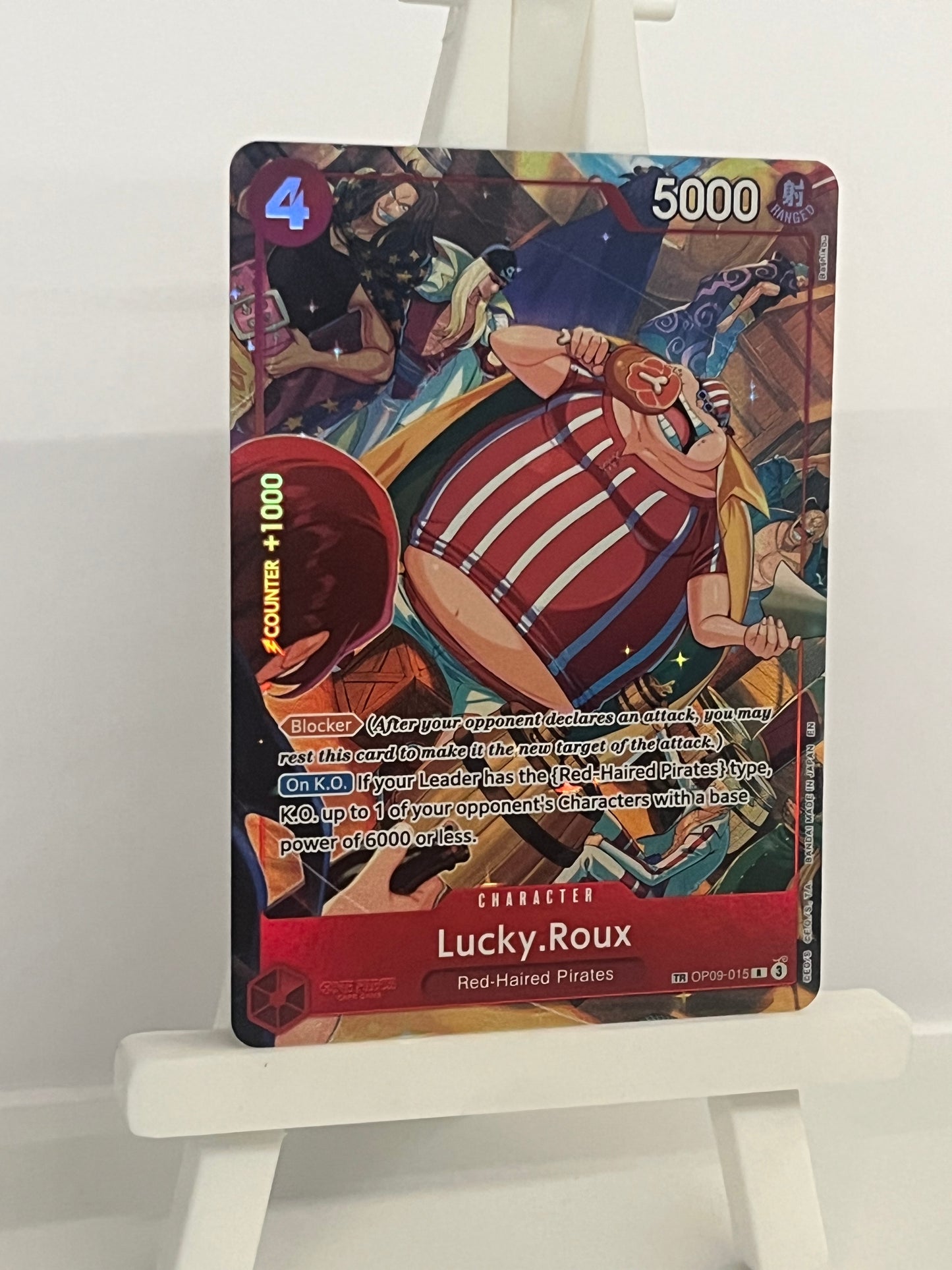 One Piece TCG - OP09-015 TR Rare - A Fist of Divine Speed - English