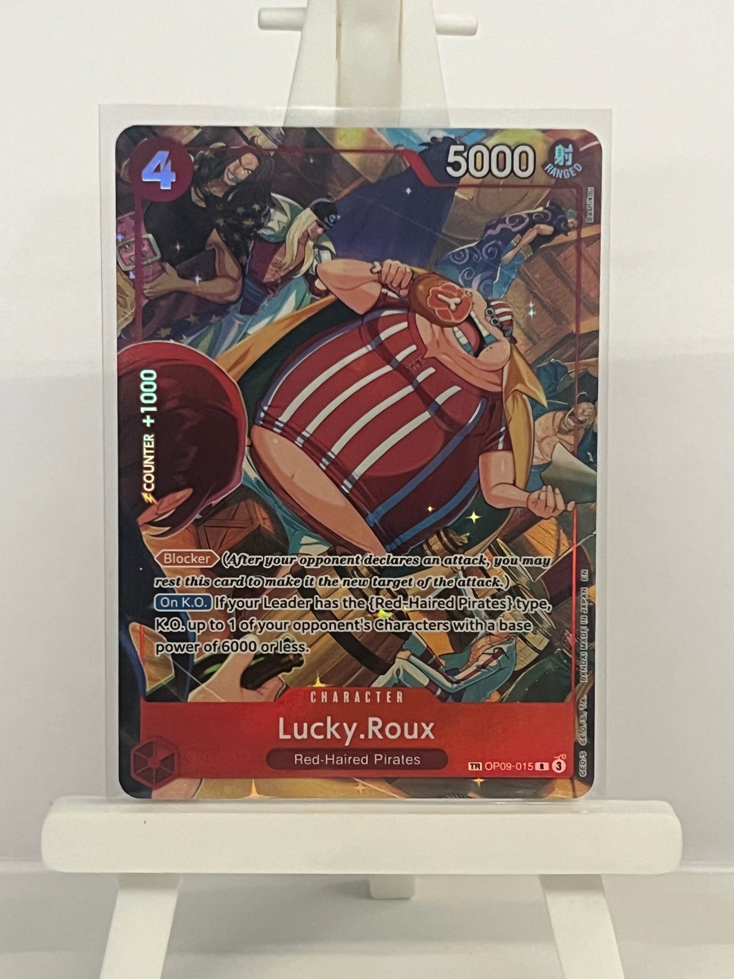 One Piece TCG - OP09-015 TR Rare - A Fist of Divine Speed - English