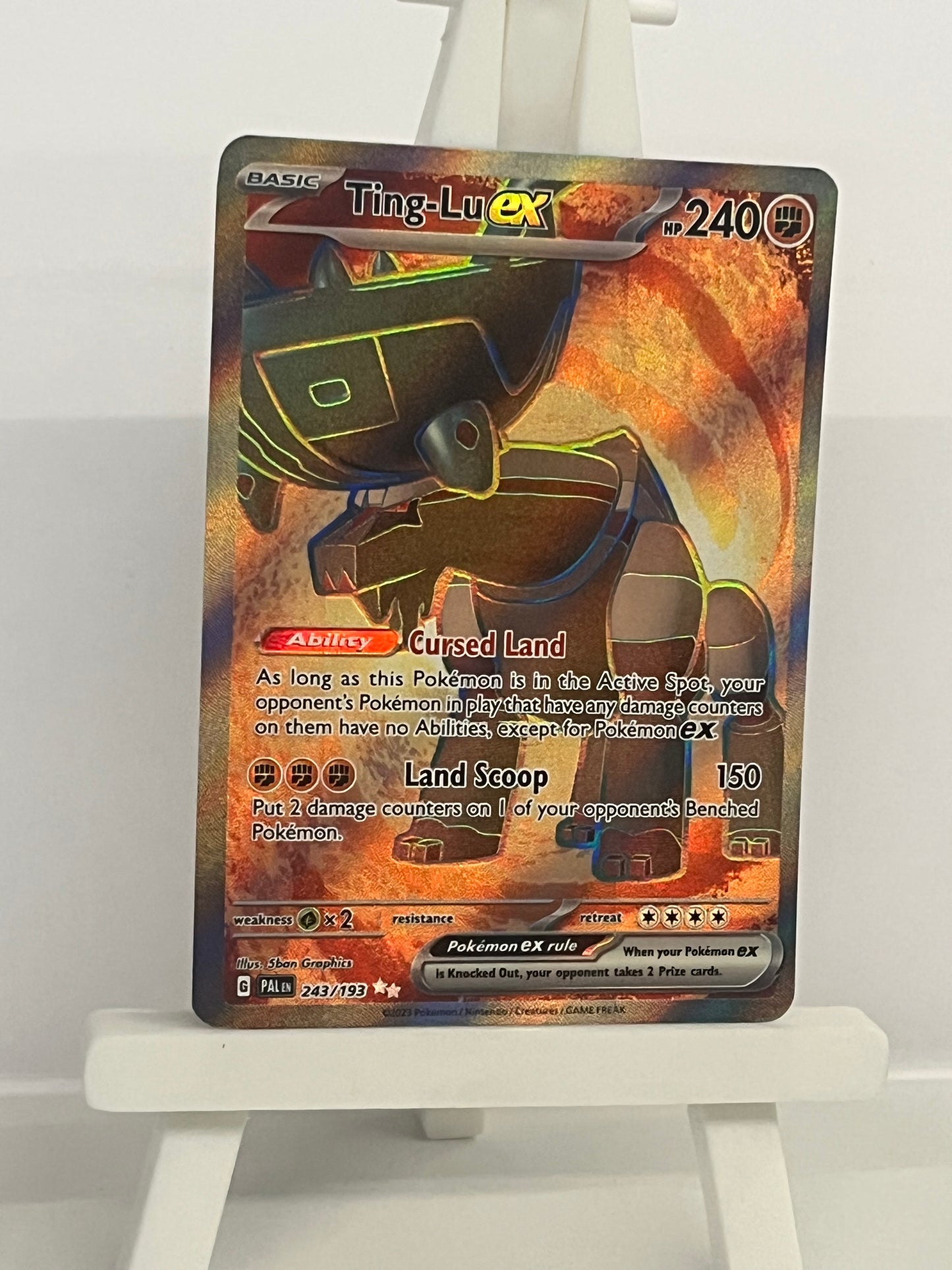 Pokémon TCG - Ting-Lu EX 243/193 PAL Paldea Evolved - English