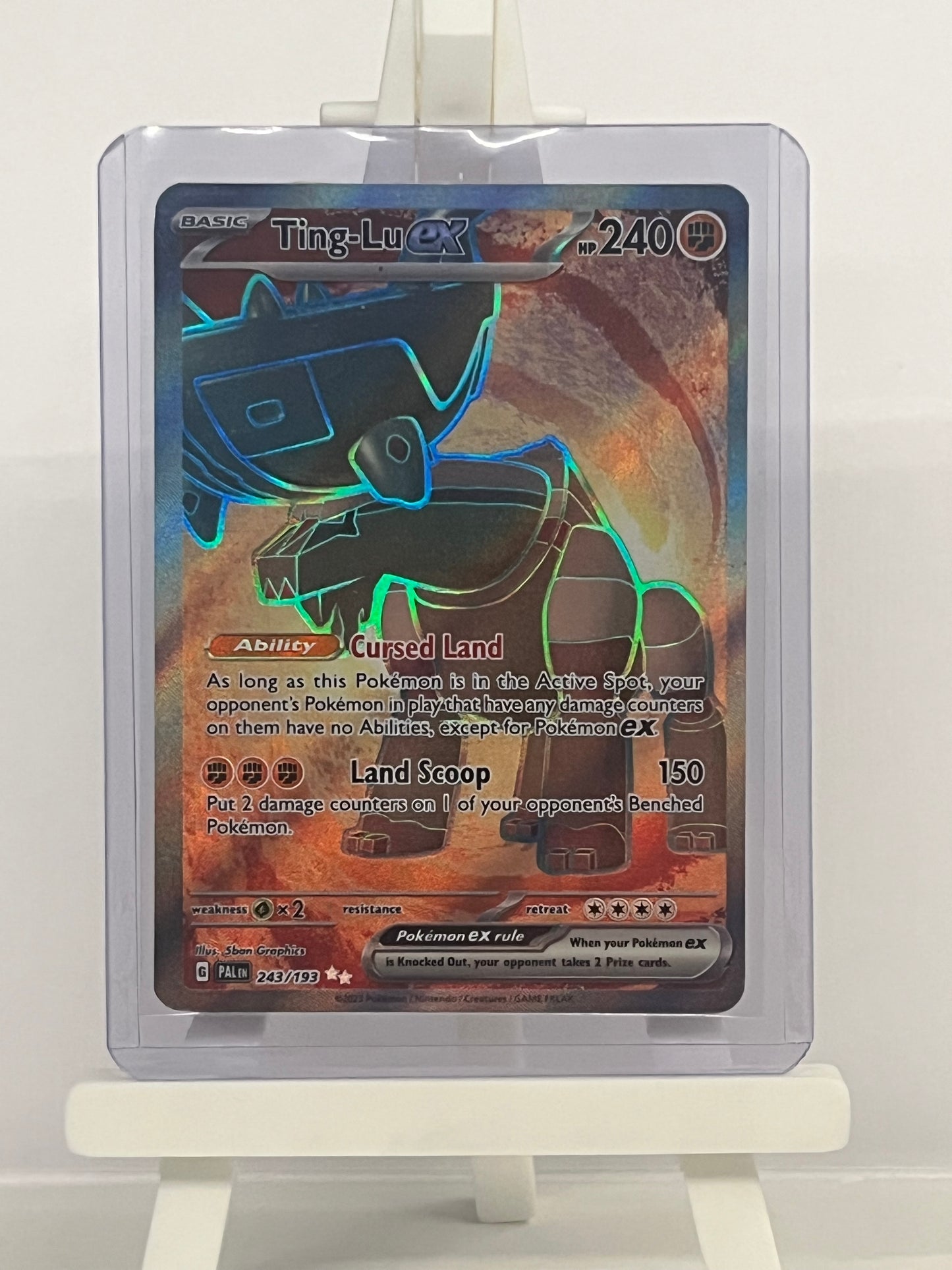 Pokémon TCG - Ting-Lu EX 243/193 PAL Paldea Evolved - English