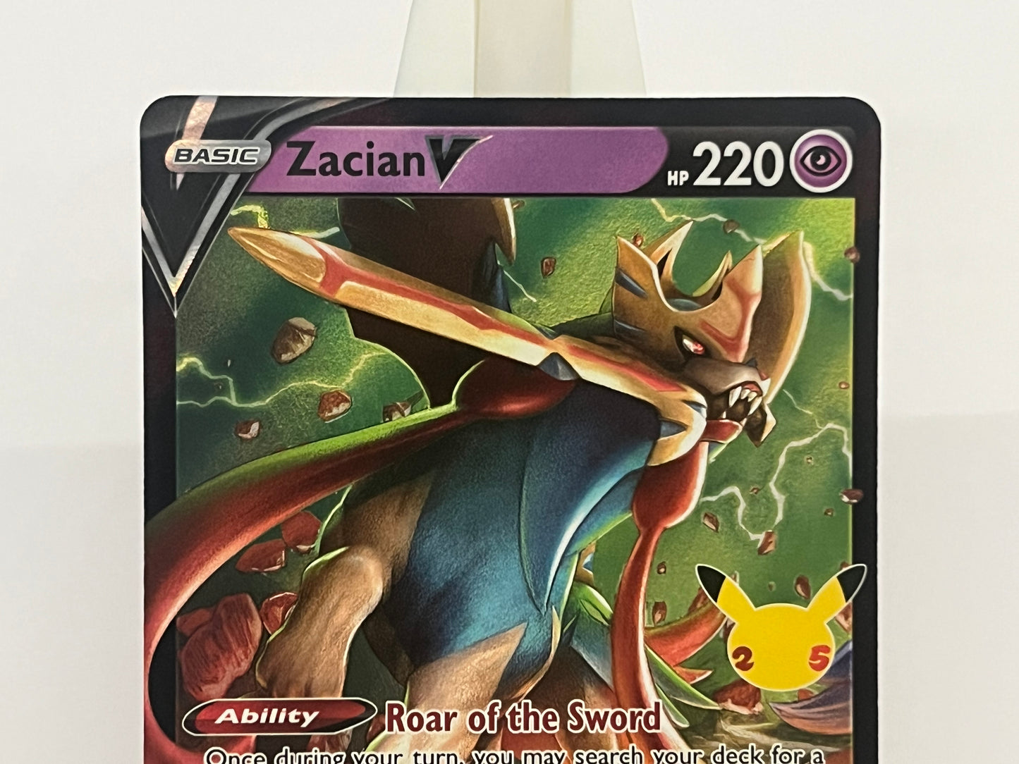 Pokémon TCG - Zacian V 016/025 Celebrations - English