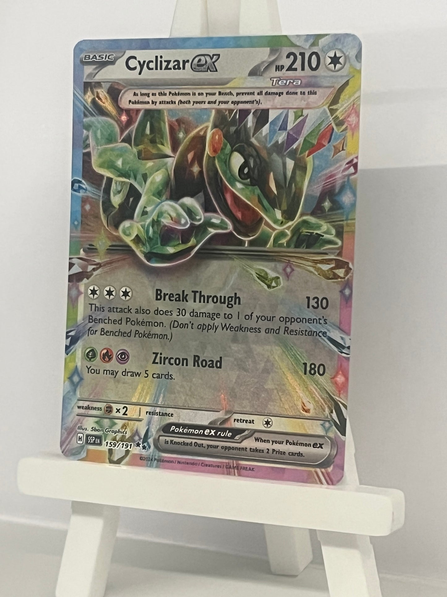 Pokémon TCG - Cyclizar EX 159/191 SSP Surging Spark - English
