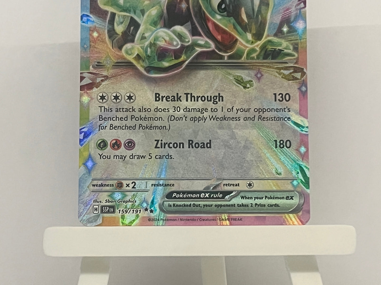 Pokémon TCG - Cyclizar EX 159/191 SSP Surging Spark - English