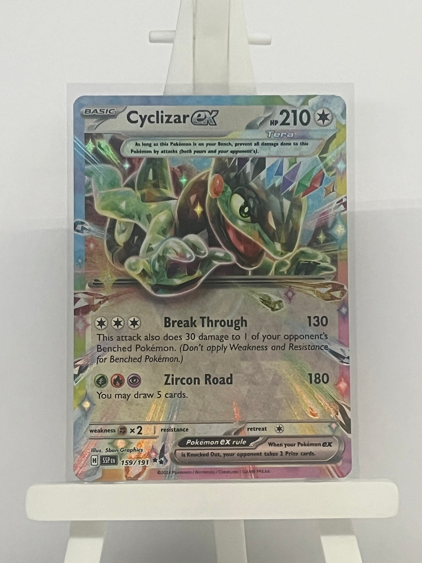 Pokémon TCG - Cyclizar EX 159/191 SSP Surging Spark - English