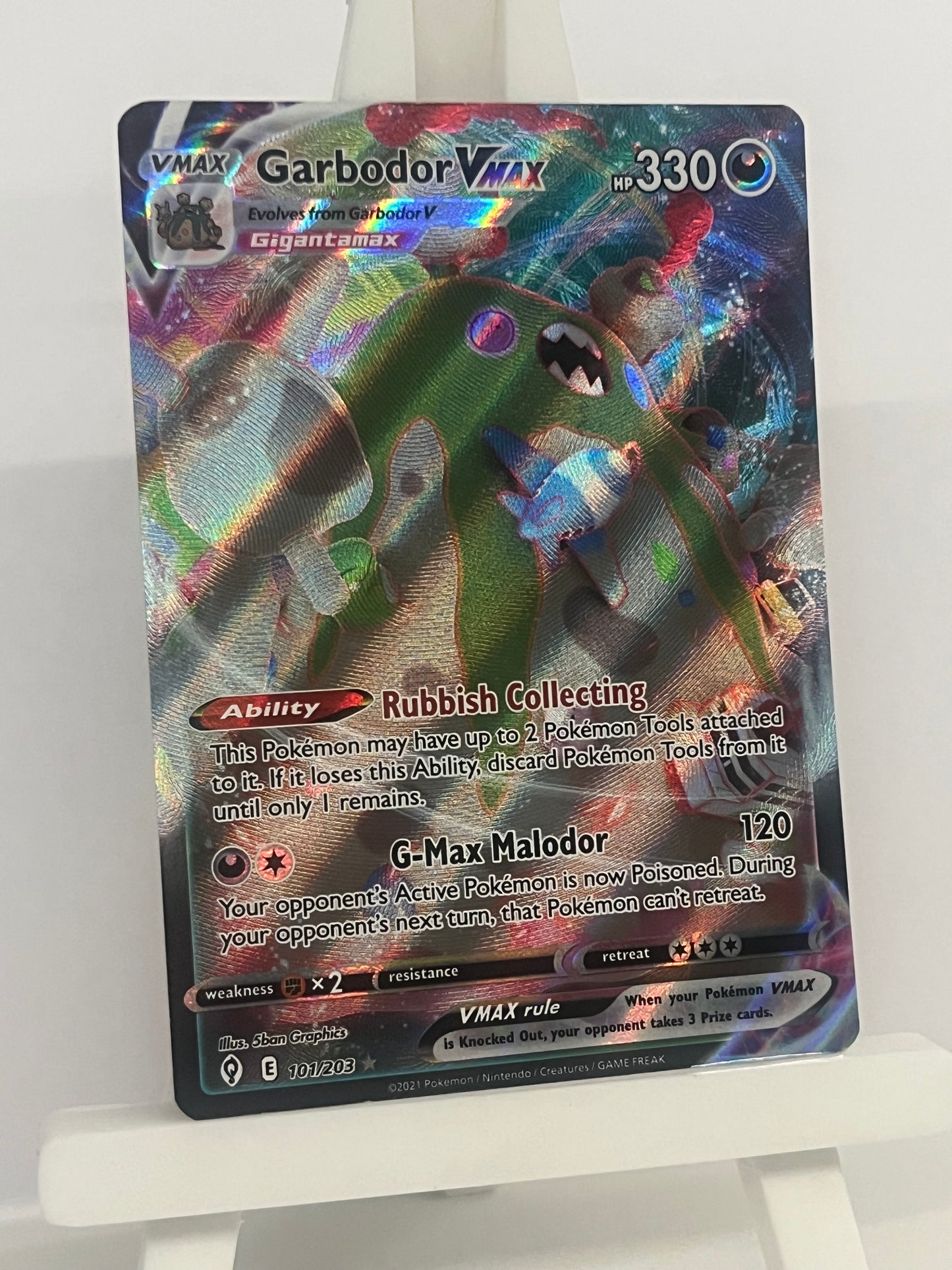 Pokémon TCG - Garbodor VMAX 101/203 EVS - English