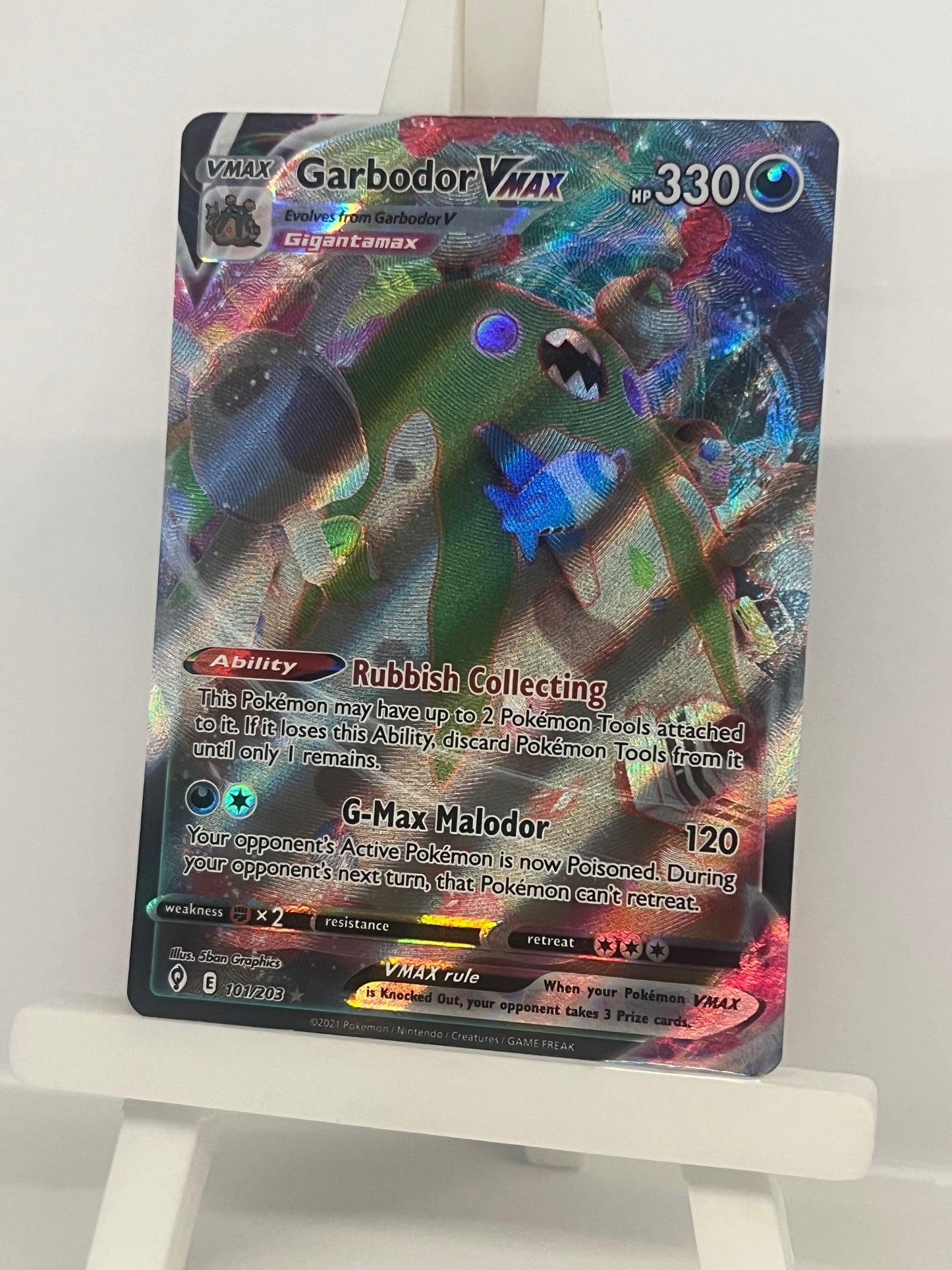 Pokémon TCG - Garbodor VMAX 101/203 EVS - English