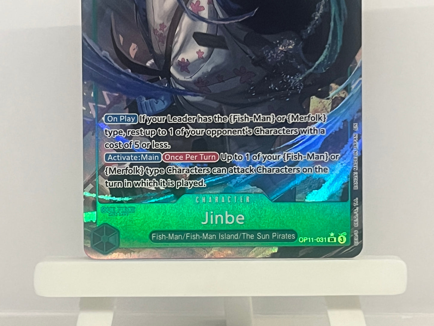 One Piece TCG - Jinbe OP11-031 Alt Art - A Fist of Divine Speed - English