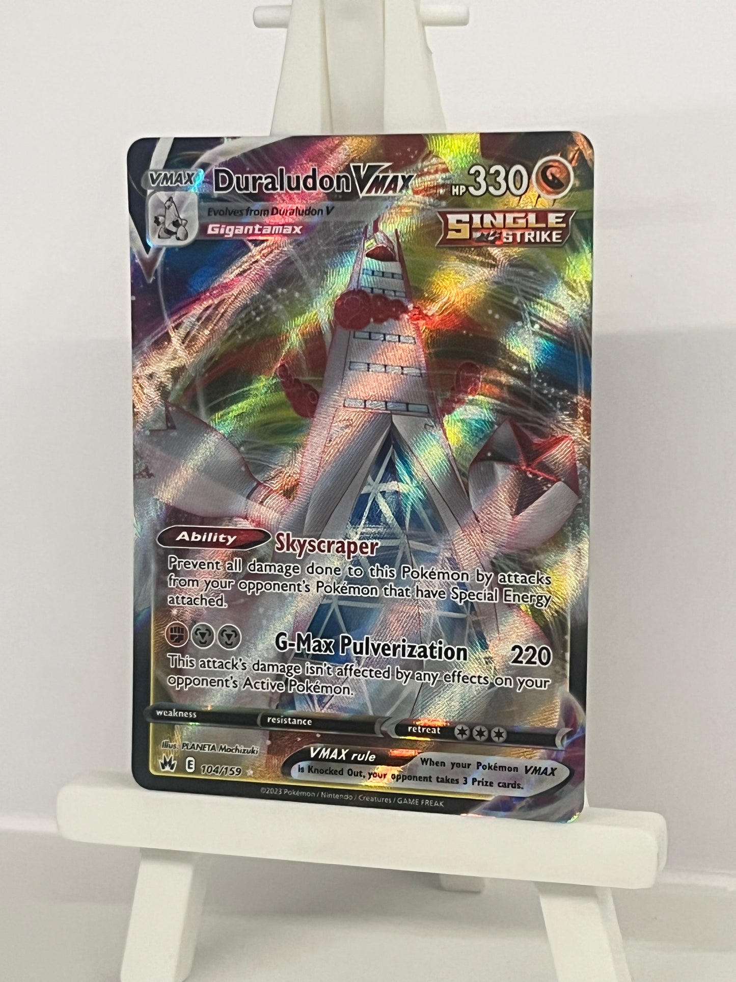 Pokémon TCG - Duraludon VMAX 104/159 CRZ Crown Zenith - English