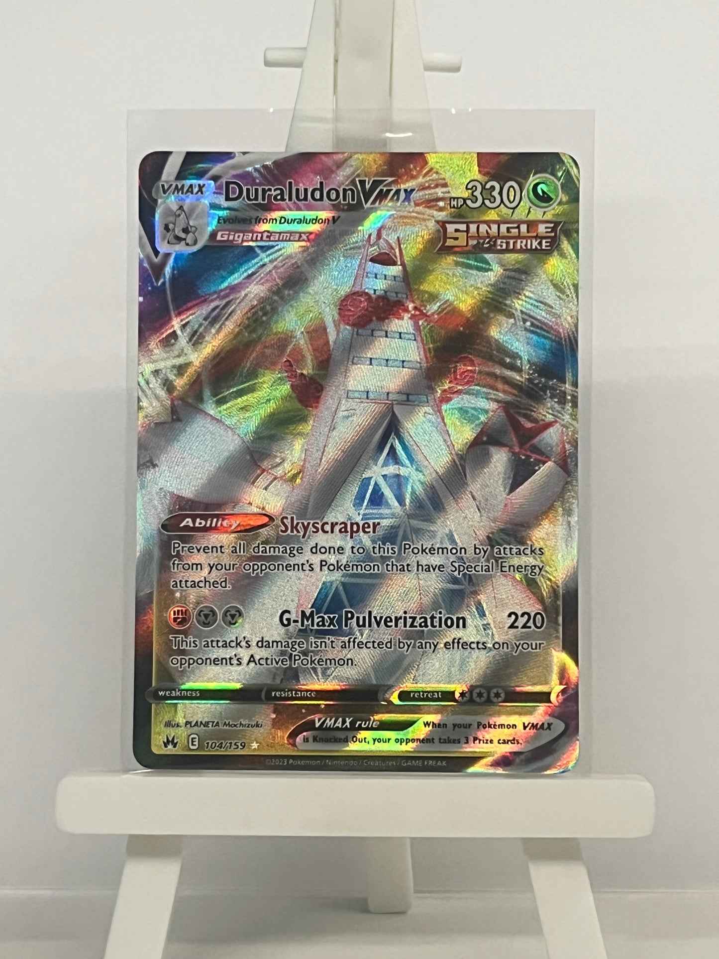 Pokémon TCG - Duraludon VMAX 104/159 CRZ Crown Zenith - English